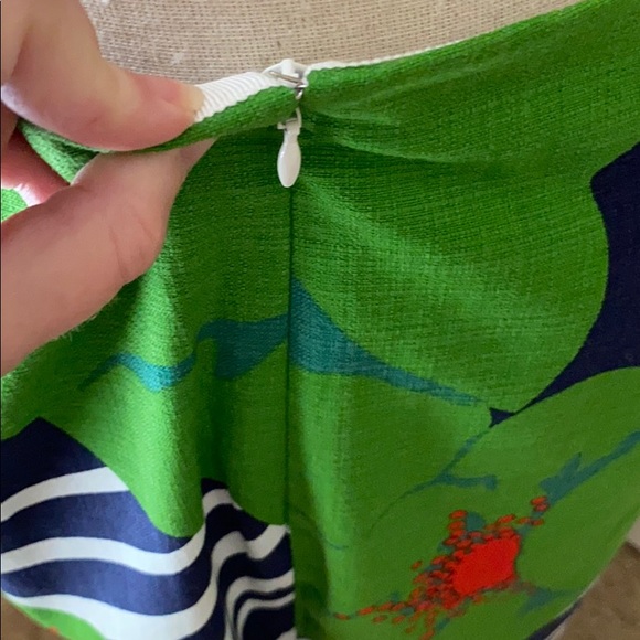 JCrew pencil skirt with bright pattern - Picture 3 of 5